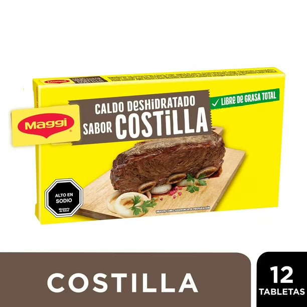 CALDO MAGGI SABOR COSTILLA 12 UNI.