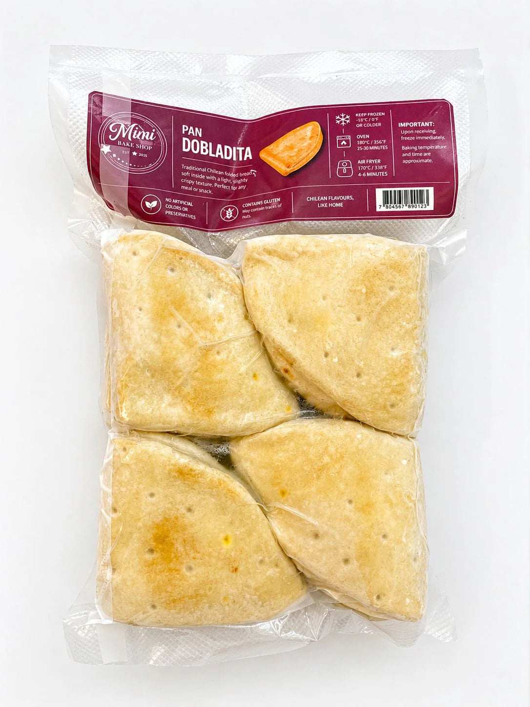 DOBLADITAS PRE-HORNEADAS 8 UNITS