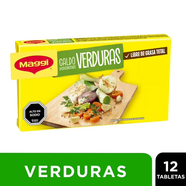 CALDO MAGGI SABOR VERDURAS 12 UNI.