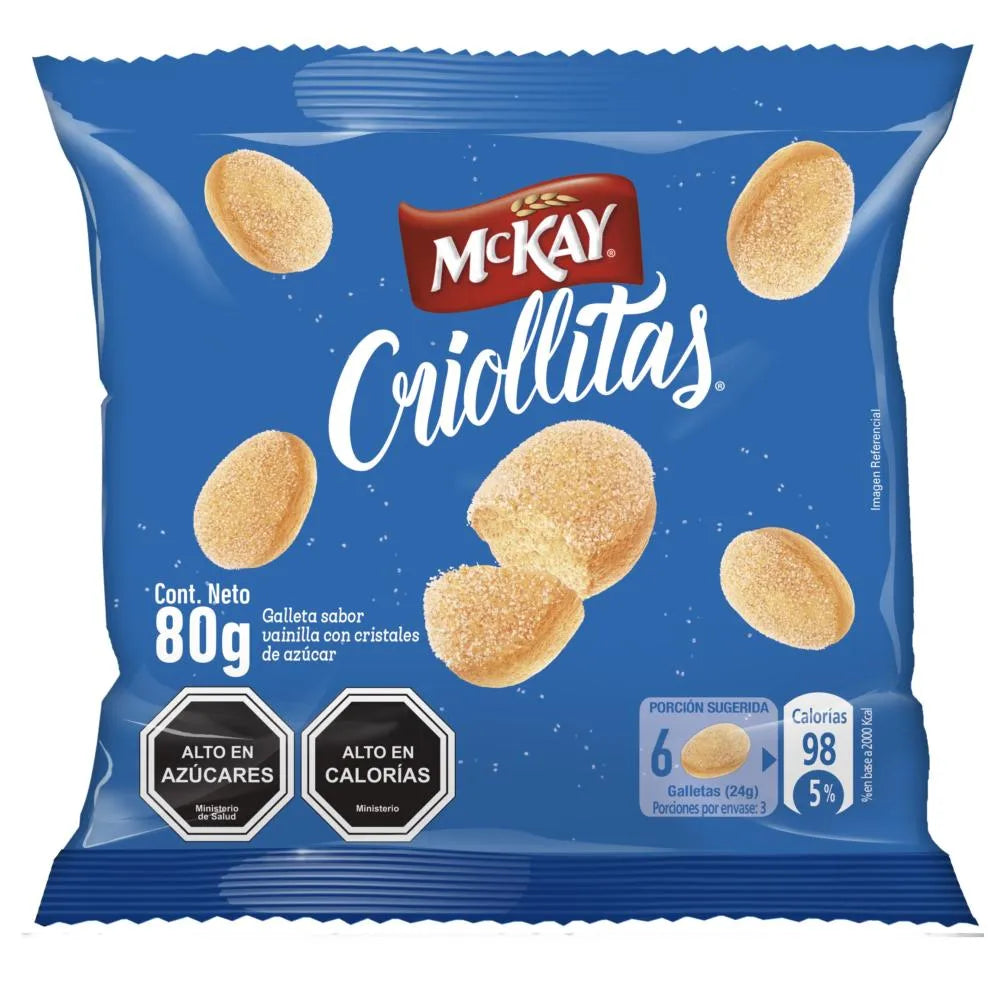PRE - VENTA GALLETAS CRIOLLITAS 80g