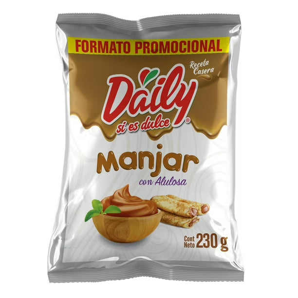 PRE-VENTA MANJAR DAILY SIN AZUCAR 230g