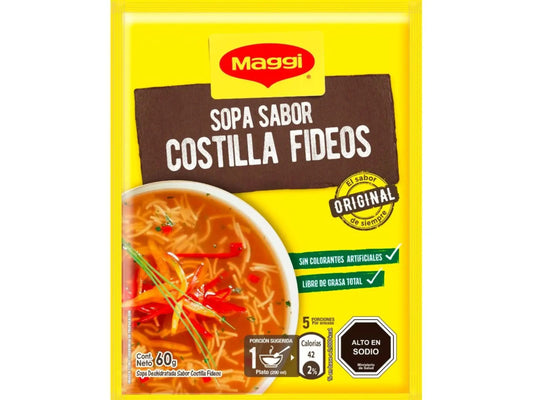 SOPA COSTILLA FIDEOS MAGGI 60g