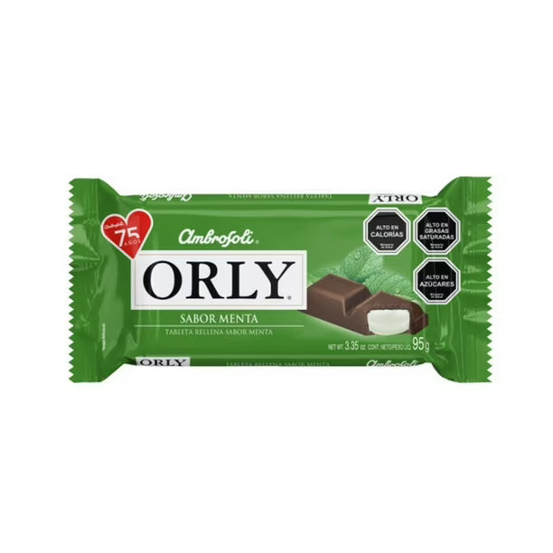 CHOCOLATE ORLY MENTA 95g