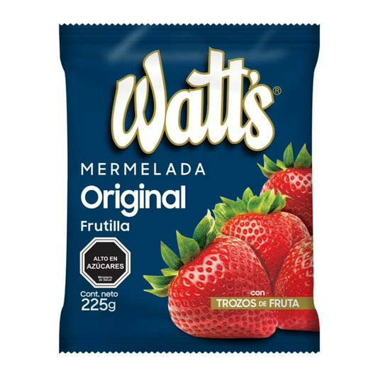 MERMELADA DE FRUTILLA WATTS 225g