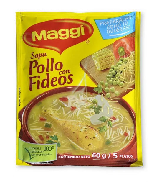 SOPA POLLO CON FIDEOS MAGGI 60g