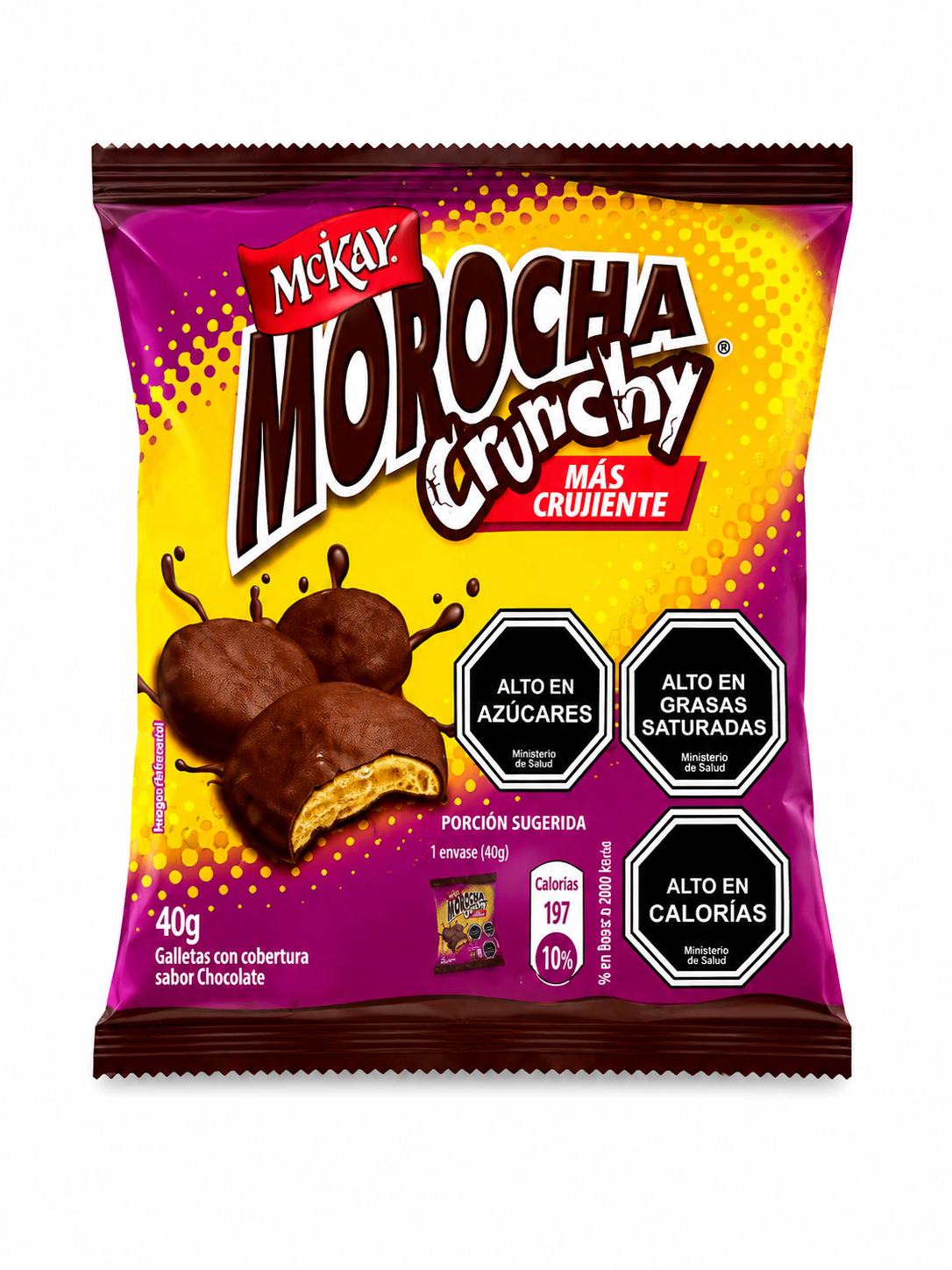 GALLETA BAÑADA MOROCHA CRUNCHY 40g