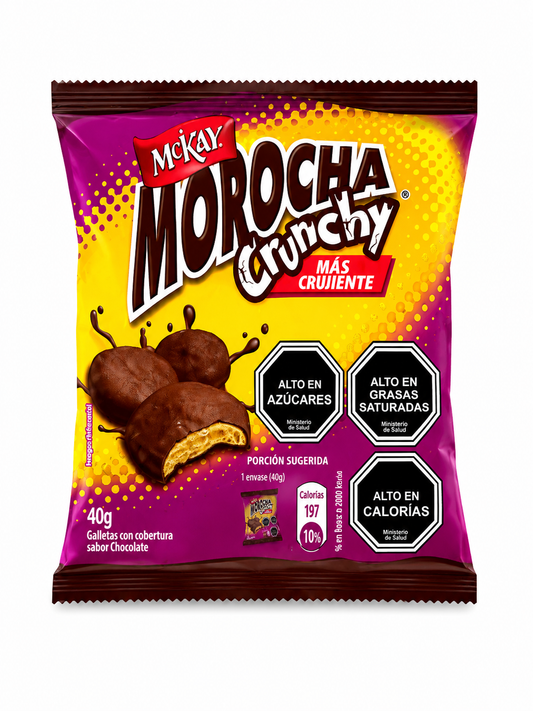 GALLETA BAÑADA MOROCHA CRUNCHY 40g