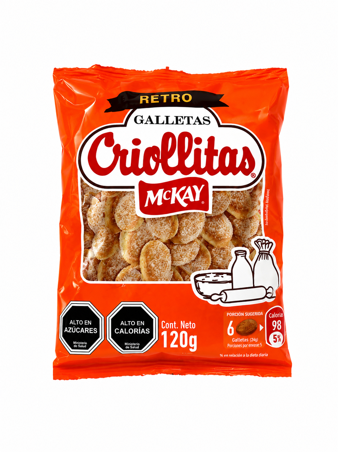 GALLETAS CRIOLLITAS 120g