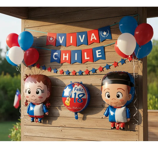 SET DECORACION CHILE 11pcs