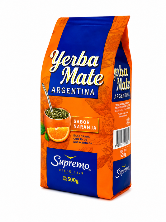 YERBA MATE SUPREMO NARANJA 500g