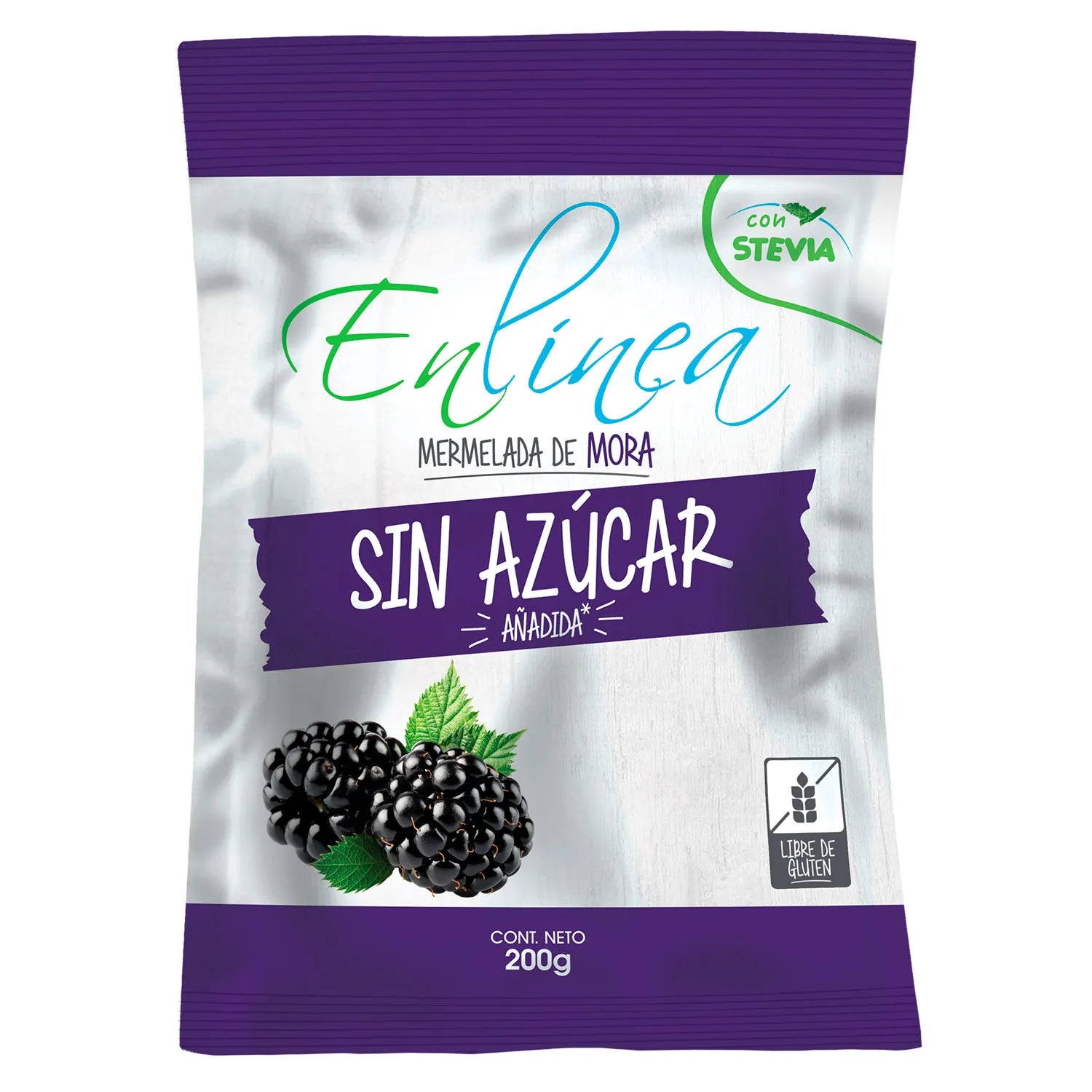 PRE-VENTA MERMELADA DE MORA SIN AZUCAR 200g