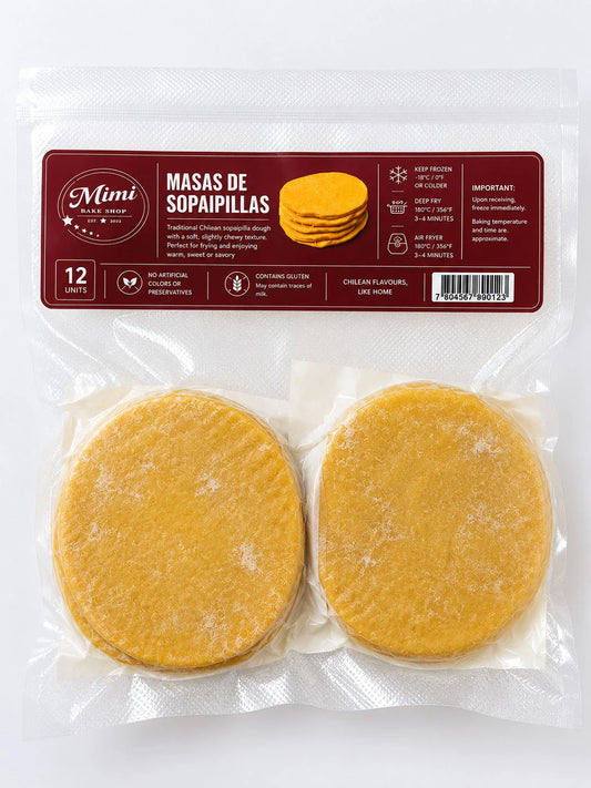 MASA DE SOPAIPILLAS CON ZAPALLO - 12 UNITS