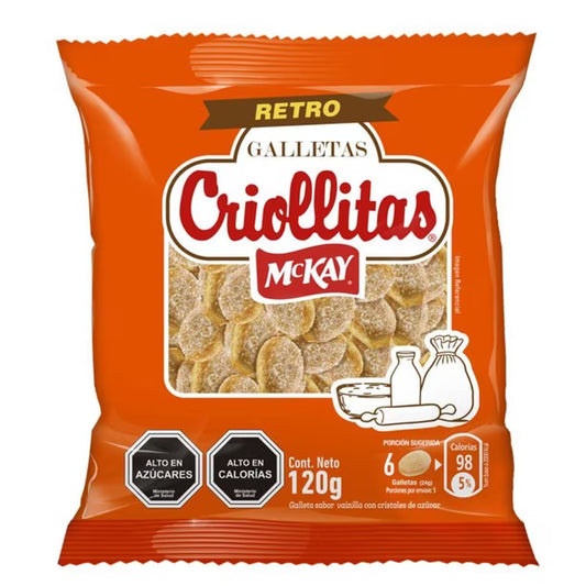 GALLETAS CRIOLLITAS RETRO 120g