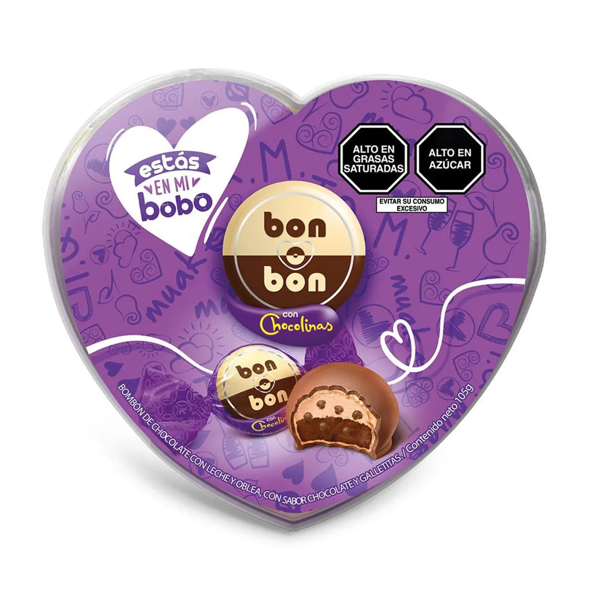 BON O BON CAJA CORAZON - 7 UNITS
